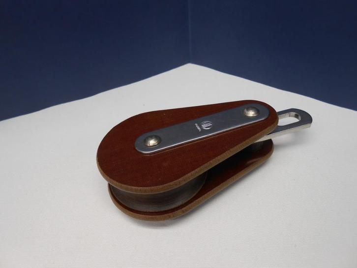 Tufnol blok, katrol, enkelschijfs, 14 - 16 mm, Watersport en Boten, Accessoires en Onderhoud, Nieuw, Lijn of Blok, Ophalen of Verzenden