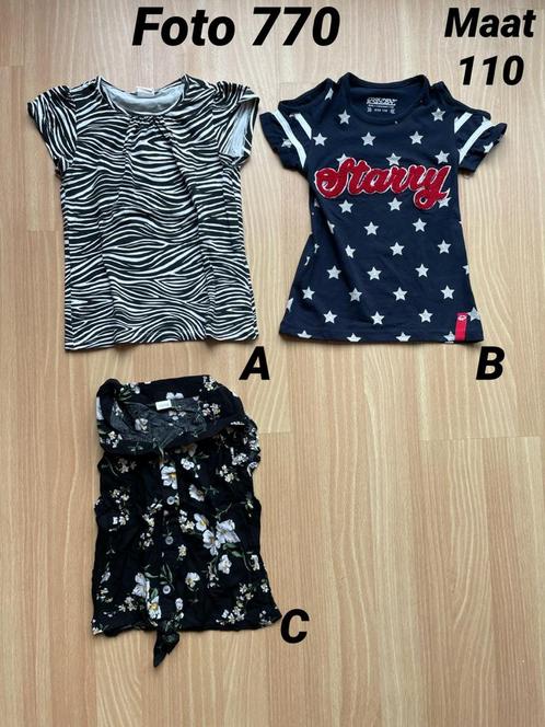 Shirt meisje maat 110 zgan *foto 770, Kinderen en Baby's, Kinderkleding | Maat 110, Zo goed als nieuw, Meisje, Shirt of Longsleeve