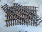 LGB rails 9 x 15000 R2 gebogen rails, Hobby en Vrije tijd, Gebruikt, Gelijkstroom, Rails, Ophalen of Verzenden