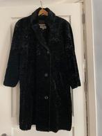 Prachtige vintage lange jas met dubbele knopenrij, Ophalen of Verzenden, Zo goed als nieuw, Zwart