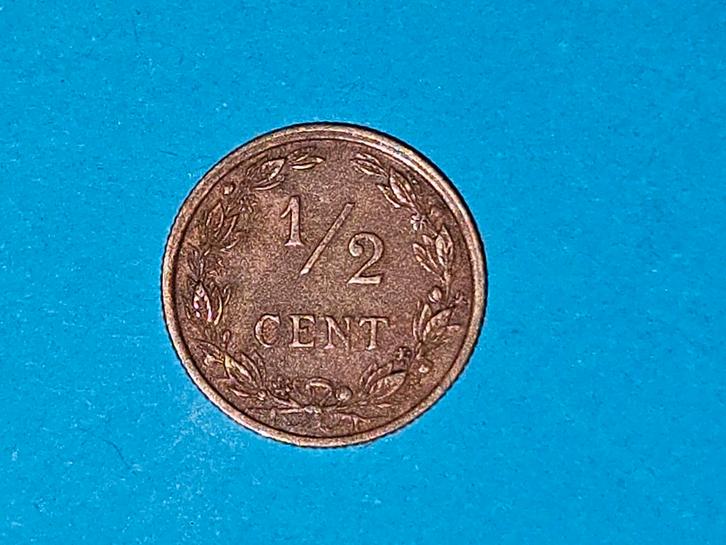 Halve cent 0,5 cent 1906, Postzegels en Munten, Munten | Nederland, Losse munt, Overige waardes, Koningin Wilhelmina, Ophalen of Verzenden