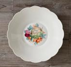 Vintage Diep Bord met Fruitdecor, Ophalen of Verzenden