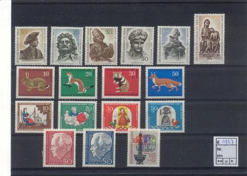 Duitsland Berlijn, Jaargang 1967 compleet postfris., Postzegels en Munten, Postzegels | Europa | Duitsland, Postfris, Overige periodes
