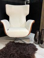 ACTIE! Label Vandenberg Fauteuil - Stijlvol en Comfortabel, Huis en Inrichting, Fauteuils, Info@label.nl, Minder dan 75 cm, Leer