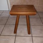 Leuk Krukje/Tafeltje van Oma, Huis en Inrichting, Stoelen, Gebruikt, Bruin, Vintage, Ophalen of Verzenden