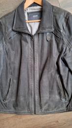 Grijsleren heren winterjas XL, Ophalen of Verzenden, Grijs