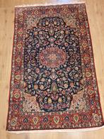 Vintage handgeknoopt perzisch tapijt ghom 216x132, Info@SlatsAntiek.nl, 100 tot 150 cm, Perzisch, 200 cm of meer