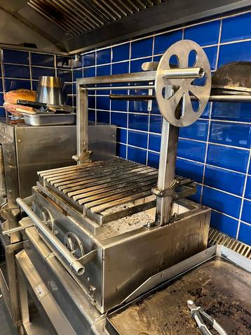 Restaurant houtskool grill RVS  Santa Maria  grill nieuw!