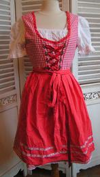 tiroler dirndl jurk, schort blouse maat 42 nr TT 1165, Maat 42/44 (L), Ophalen of Verzenden, Kleding, Overige thema's