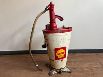 Shell oliepomp vintage beschikbaar voor biedingen