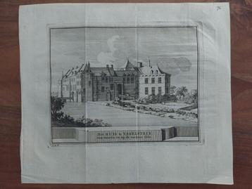 26 / Huis te IJsselstein - Originele gravure uit 1736 beschikbaar voor biedingen