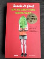Renske de Greef - En je ziet nog eens wat (Young Adult, YA), Ophalen of Verzenden, Zo goed als nieuw, Renske de Greef