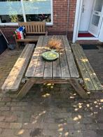 Houten Picknicktafel - Gebruikt, Ophalen, Gebruikt, Rechthoekig, Hout