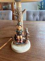 Hummel beeldje Lamp Jongen met Vogel nr 224, Ophalen of Verzenden, Gebruikt, Glas, Minder dan 100 cm