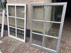 Mooie oud Hollandse ramen dubbelglas 2 stuks, Ophalen, Gevelraam of Ruit, Gebruikt, 80 tot 120 cm