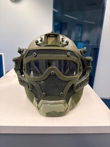 Airsoft Helm met Vizier & Extra Padding beschikbaar voor biedingen