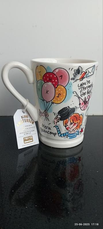 XL beker, thank you, blond Amsterdam, nieuw beschikbaar voor biedingen