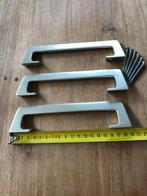Handgrepen 190mm, Ophalen of Verzenden, Zo goed als nieuw, Rvs, Klink of Kruk