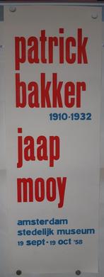 Poster Stedelijk Museum Amsterdam Patrick Bakker Jaap Mooy, Verzamelen, Posters, Rechthoekig Staand, Verzenden, Zo goed als nieuw