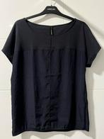 Marccain donkerblauw shirt / blousje, mt N3 = 38, Maat 38/40 (M), Blauw, Ophalen of Verzenden, Zo goed als nieuw