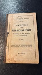 Handleiding voor Zeemiliciens-stoker 1916, Ophalen of Verzenden, 20e eeuw of later