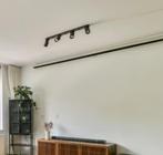 Ikea nymane Black 4-light adjustable spot light fixture, Ophalen, Spot lights fixture, Zo goed als nieuw, Metaal