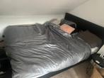 Gratis op te halen 2 persoons bed, Ophalen, Zwart, Tweepersoons, Zo goed als nieuw