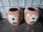 Intratuin Shaine vazen set - roze met bloemen, Ophalen, Overige materialen, Overige kleuren, Zo goed als nieuw