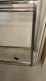 Stalen Kledingrek met Wieltjes, Kleding | Dames, Kledingrekken, Ophalen of Verzenden, Met wielen, Gebruikt