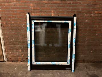 Draaikiep raam | kunststof | bruin | wit | compleet | beschikbaar voor biedingen