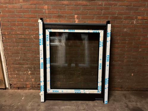 Draaikiep raam | kunststof | bruin | wit | compleet |, Doe-het-zelf en Verbouw, Kozijnen en Schuifpuien, Nieuw, Raamkozijn, Kunststof