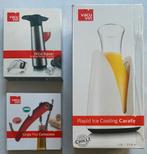 Vacu Vin set [Vacuümpomp, kurkentrekker, karaf] Nieuw, Ophalen of Verzenden, Nieuw