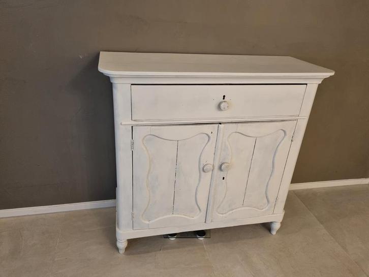 Vintage Kastje met Lade en Deurtjes, Antiek en Kunst, Antiek | Meubels | Kasten, Ophalen