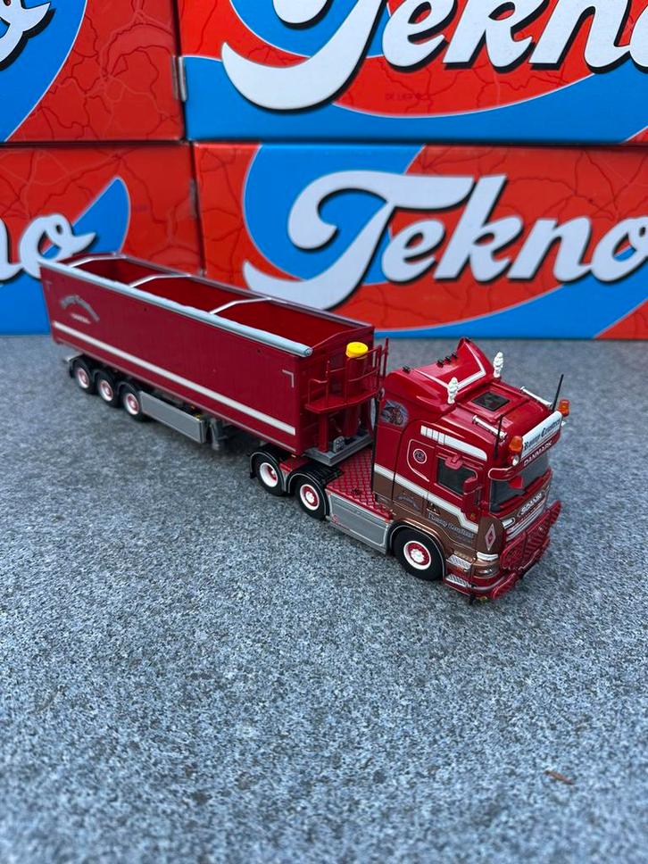 Tekno Scania R-serie Ronny Ceusters, Hobby en Vrije tijd, Modelauto's | 1:50, Zo goed als nieuw, Bus of Vrachtwagen, Tekno, Ophalen of Verzenden