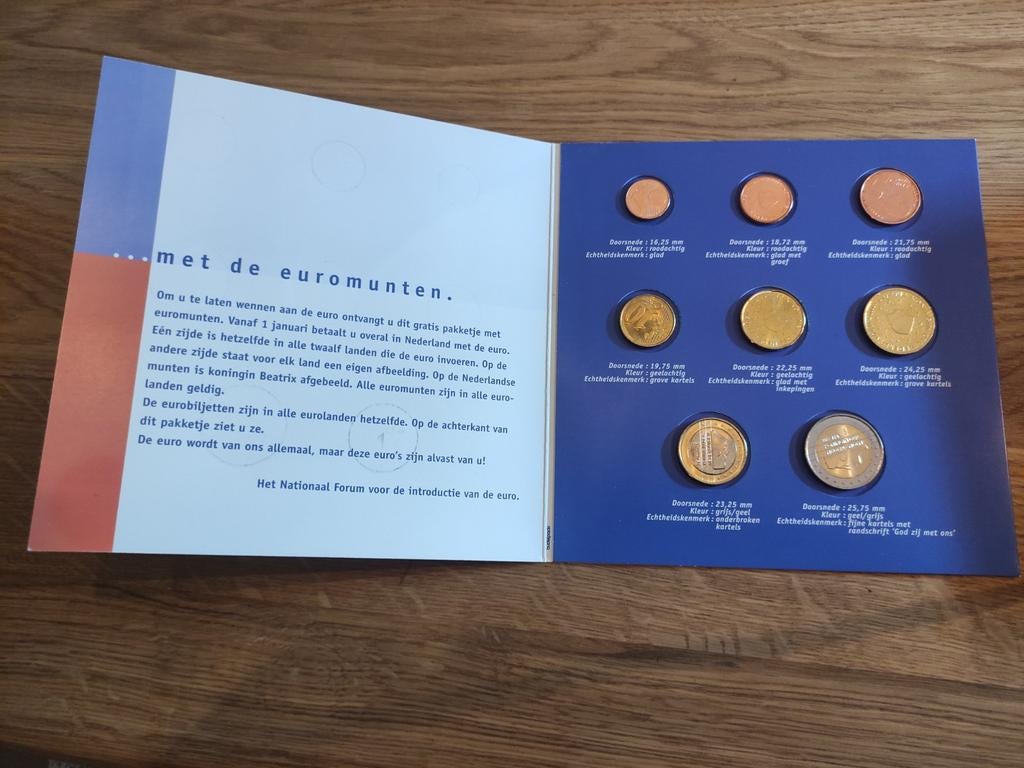 Kennismakingsset Euromunten - Compleet, Postzegels en Munten, Munten en Bankbiljetten | Toebehoren, Boek of Naslagwerk, Ophalen of Verzenden