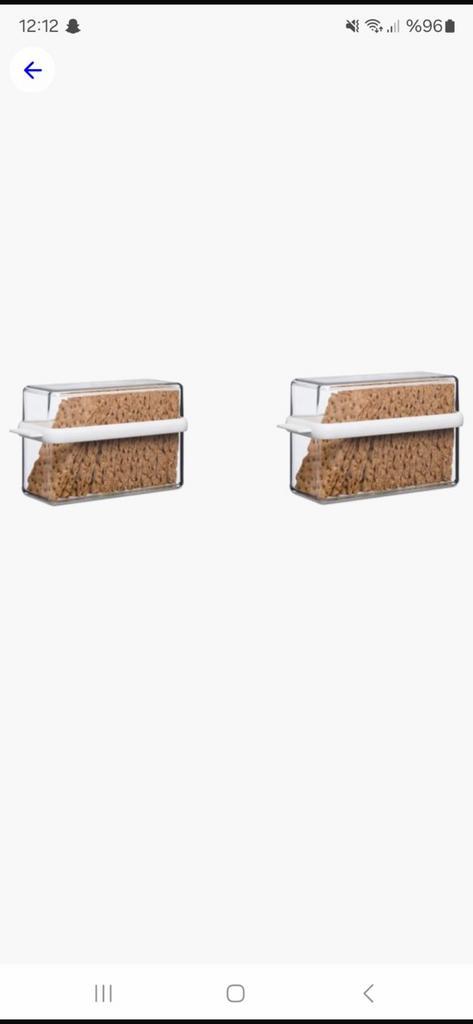 Mepal knackebrod 2 stuks - cracker bewaardoos, Huis en Inrichting, Keuken | Tupperware, Nieuw, Overige typen, Ophalen of Verzenden