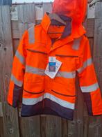 Sioen oranje reflecterende winter werkjas maat S, Tuin en Terras, Werkkleding, Ophalen, Sioen, Nieuw, Jas
