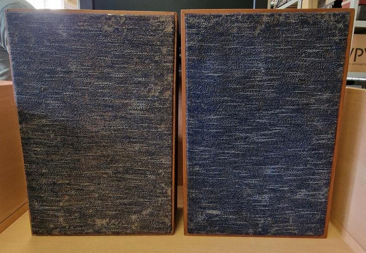 Vintage Speaker Set (Merk niet zichtbaar) - As is, Audio, Tv en Foto, Luidsprekers, Gebruikt, Front, Rear of Stereo speakers, Minder dan 60 watt