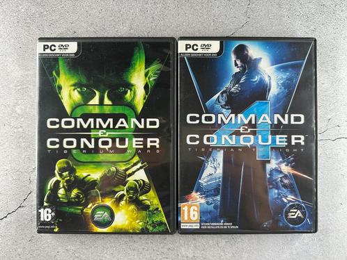Command & Conquer 3 en 4 PC games, Spelcomputers en Games, Games | Pc, Gebruikt, Strategie en Constructie, 1 speler, Vanaf 12 jaar