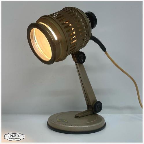 Vintage Grandiosa warmtelamp, Johannes Richter, 1968, Huis en Inrichting, Lampen | Tafellampen, Gebruikt, Minder dan 50 cm, Metaal