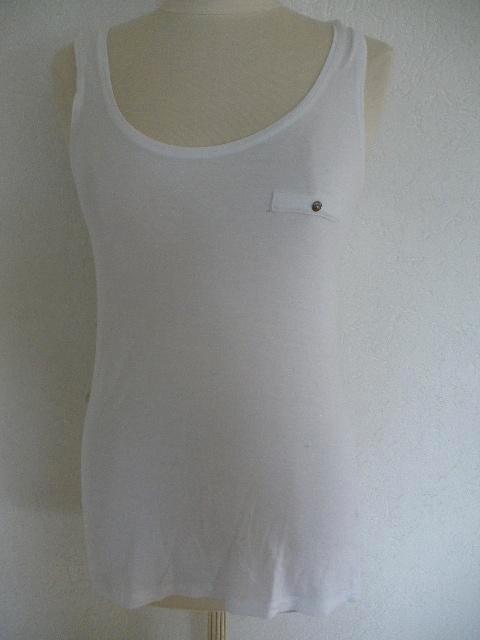 WAREHOUSE Definitives top wit maat 38, Kleding | Dames, Tops, Zo goed als nieuw, Maat 38/40 (M), Wit, Zonder mouw, Ophalen of Verzenden