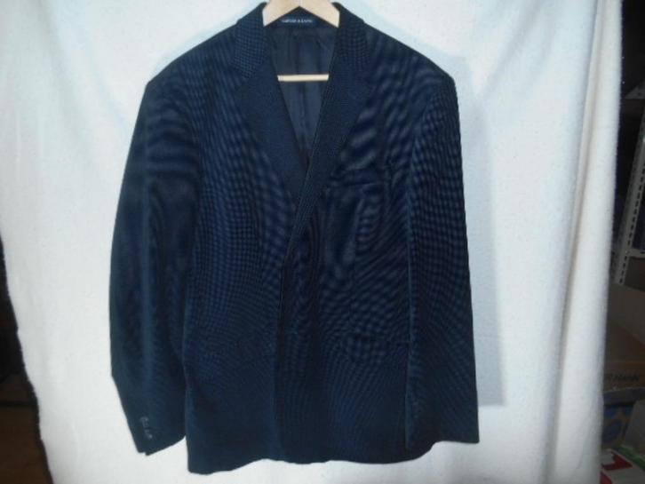 Heren Colbert blauw rib fluweel Maat 54 Carter en Davis, Kleding | Heren, Kostuums en Colberts, Zo goed als nieuw, Maat 52/54 (L)