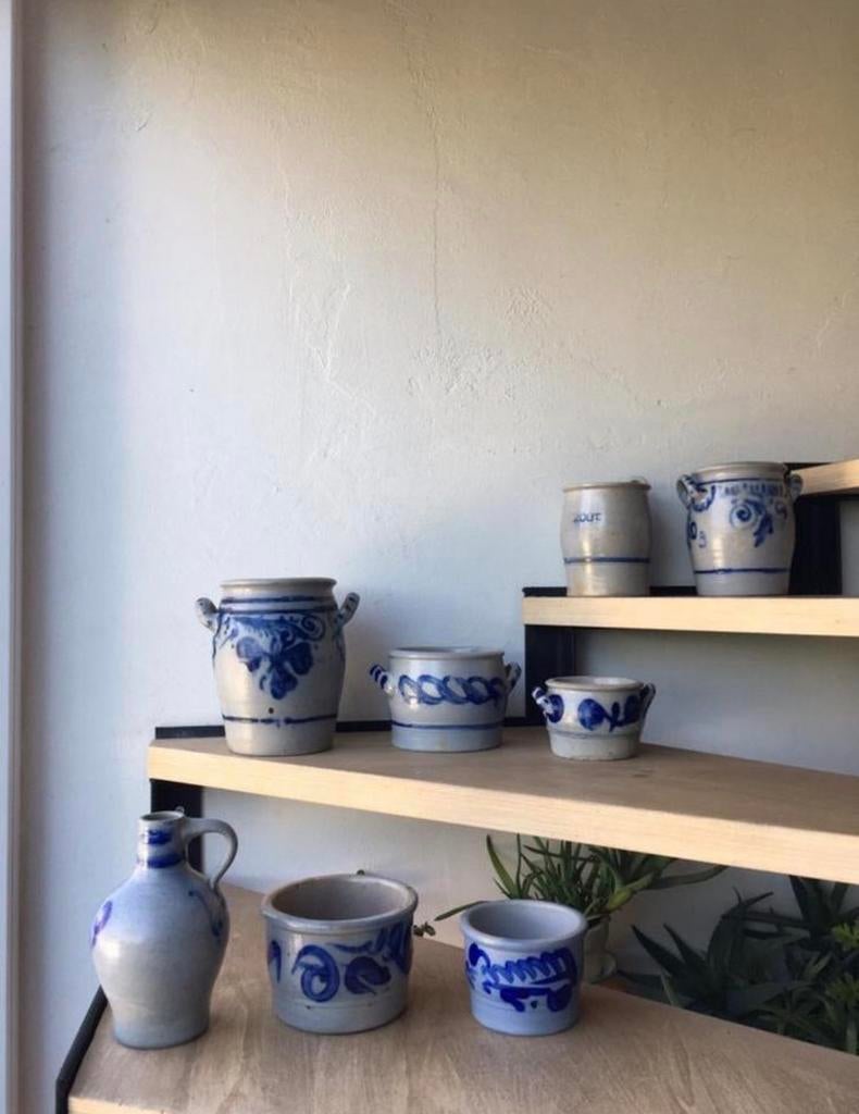 Curiosa Lebon & Suilen Keulse bloempotten verzameling, Rond, Ophalen of Verzenden, Zo goed als nieuw, Balkon