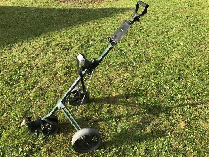 Turfmaster Eco golftrolley, Sport en Fitness, Golf, Gebruikt, Golfkar, Overige merken, Ophalen