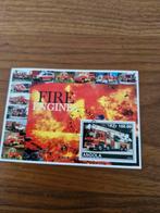 Angola 2002 Fire Engines perf s/sheet #02 fine cto gestempel, Ophalen of Verzenden, Overige thema's