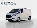 Ford Transit Custom 300 2.0 TDCI L2H1 Limited AUTOMAAT | BPM, Auto's, Bestelauto's, Euro 6, 4 cilinders, Wit, Bedrijf