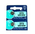 373 / SR916SW zilveroxide horlogebatterij, 2 stuks, Verzenden