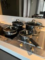 WMF pannenset luxe, Huis en Inrichting, Keuken | Potten en Pannen, Ophalen of Verzenden, Zo goed als nieuw, Rvs, Pannenset