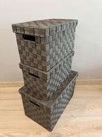 Great boxes for storing various things!, Gebruikt, Ophalen of Verzenden, Minder dan 40 cm, Minder dan 35 cm