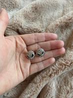 Zilverkleurige Strass Oorknopjes, Nieuw, Ophalen of Verzenden, Knopjes of Stekers, Zilver